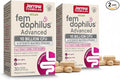 Jarrow Formulas Fem-Dophilus Advanced Vaginal & Digestive Probiotics 10 Billion CFU, for Vaginal, Urinary Tract, Digestive & Immune Support, 30 Capsules (Pack of 2)