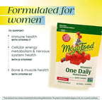 MegaFood Multivitamin for Women, One Daily Multivitamins, Soft Chews with Folate, Methylated B12, Vitamin B6, Biotin, Vitamin D3, C & A - Mixed Berry Flavor - Vegetarian, Non-GMO - 30 Chews