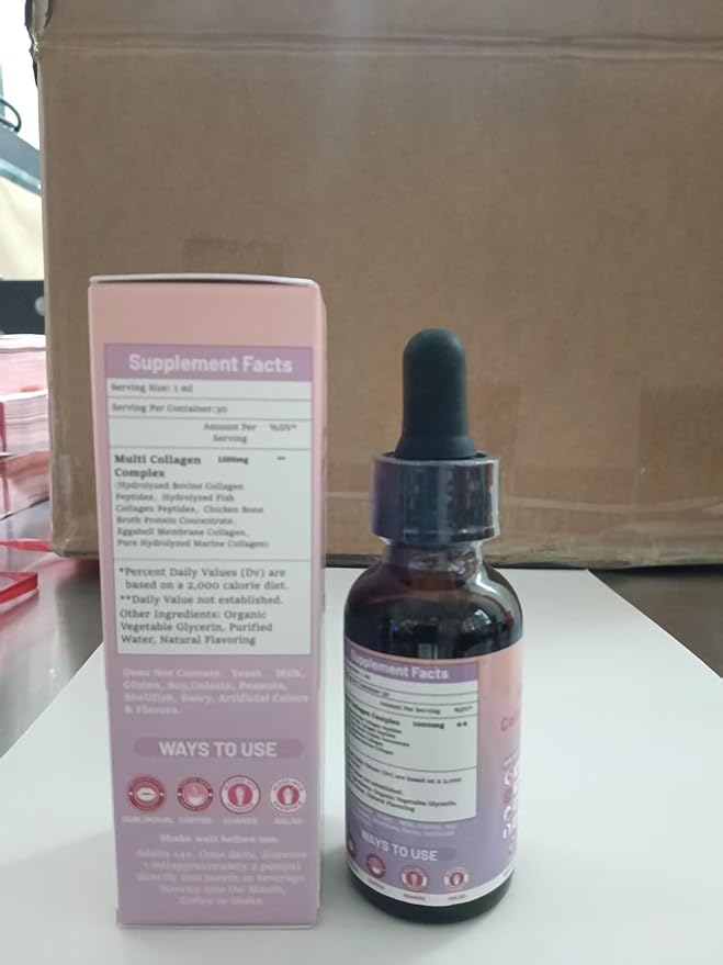 Hydrolyzed Collagen Peptides Liquid Drop