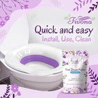 FIVONA 2-in-1 Yoni Steaming Kit Over the Toilet Seat with V Steam Herbs Blue Moon Recipe for Detox, Cleansing, PH Balance and Odor Control