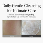Feminine Wash 1.01 fl oz – Mild pH-Balanced Foam Cleanser for Sensitive Skin, Gentle Botanical Formula, Daily Use, Fragrance-Free