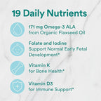 SmartyPants Organic Prenatal Vitamins for Women, Multivitamin Gummies: Biotin, Methylfolate, Omega 3 (ALA), Vitamin D3, C, Vitamin B12, B6, A, K2 & Zinc, Choline, Vegetarian, 180 Count (45 Day Supply)