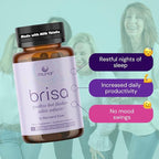 Munar Brisa Menopause Support – Hormonal Balance for Women with Milk Thistle, Vitex, Black Cohosh and Rhubarb. Reduces Hot Flashes, Boosts Energy, Liver Detox – 30-Day Supply (60 Capsules)