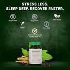 Saatvik Zero Sugar Ashwagandha & Vitamin D Gummy - 60 Count - Mixed Berry, KSM-66, Vegan, Plant Based, Non-GMO, Gluten-Free & Gelatin Free Relax. Restore. Unwind, Pack of 1