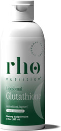 Rho Nutrition Liposomal Glutathione - Ultra High Absorption Liquid Glutathione Supplement - Supports Natural Detoxification, Immune System, Skin Health, Mental Clarity & Overall Well-Being