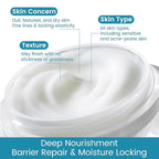 Resveratrol Wrinkle Cream, Skin Barrier Repair Face Moisturizer, Instant Soothing & Repairs Stratum Corneum Barrier, Enhances Moisture Retention, Reduces Sensitivity, Moisturizing and Hydrating Cream