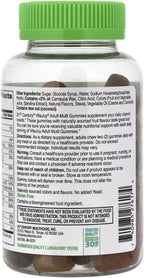 21st Century Vitajoy Multi Gummies Plus Extra D3, Orange, Cherry and Strawberry, 75 Count