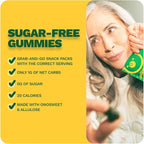 Nutrops Sugar-Free Lions Mane Mushroom Gummies for Adults, Functional Nootropics, Herbal Brain Supplement for Energy, Brain Health, Cognitive, Memory & Focus, Reishi, Chaga, Cordyceps - 28 Day Supply
