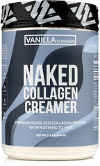 Naked Collagen Coffee Creamer - Vanilla Collagen Creamer For Coffee - Dairy-Free, Gluten-Free, GMO-Free - Support Hair, Skin, and Nails - 40 Servings