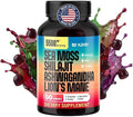 KJHD Shilajit Ashwagandha Gummies with Sea Moss, Beet Root, Lion’s Mane Mushroom & Black Seed Oil – Organic Herbal Superfood Supplement – 60 Vegan Gummies