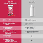 GOJOY Naturals Red Yeast Rice with CoQ10 Gummies - Sugar-Free Heart Health Supplement - Red Rice Yeast 1000mg + CoQ10 100mg - Citrinin-Free, Vegan, Non-GMO