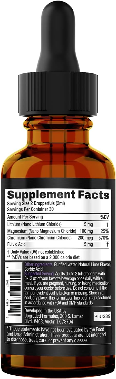 Upgraded Formulas Mood Support Supplement - Feel Calm and Uplifted All Throughout The Day, 2 fl oz