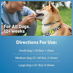 Omega 3 for Dogs – Dog Joint Support Soft Chews – Fish Oil Supplement for Dogs with EPA & DHA – Krill Oil Dog Chews – Supports Skin & Coat