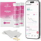 NATURELAND Vaginal pH Test Strips, High Sensitivity Daily Care Strips for Women, Value Pack | Accurate Acidity & Alkalinity Balance (120 Strips)
