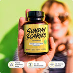 Sunday Scaries® 2-in-1 Shilajit Gummies | 300mg Shilajit + 500mg Lion's Mane Extracts | Highly Rated for Energy & Flow-State Focus | All-Natural, Vegan, Allergen-Free | Natural Raspberry Flavor
