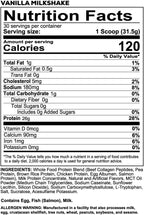 REDCON1 MRE LITE Whole Food Protein Powder, Vanilla Milkshake - Lactose Free & Sugar Free Meal Replacement with Animal Protein Blends - Easy to Digest Formula - Only 1g Carb per Serving (30 Servings)