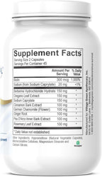 Candida Balance – Natural Support for Yeast Levels – Gut, Sinus & Immune System Supplement – 90 Capsules