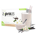 R-Kane Nutritionals Z-Pro Vanilla Protein Drink Mix - High Protein, Low Calorie Low Fat Shake and Pudding Mix - Meal Replacement, On-the-Go Packets - Breakfast Boost - 25g Protein - 14 Packets