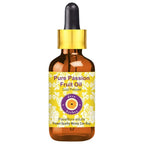 dève herbes Pure Passion Fruit Oil (Passiflora edulis) with Glass Dropper Cold Pressed 30ml (1 oz)