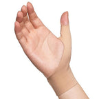 VELPEAU Thumb and Wrist Compression Sleeve for Tendonitis (Pack of 2), Seamless Technology, Gloves Wraps for Arthritis Pain Relief for Women & Men, Splint Liner, Fits Both Hands (Khaki, Long Version, M)