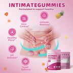 Vaginal Probiotics Gummies for Women, pH Balance for Women, Feminine Probiotics Gummy for Vaginal Health, Odor Control, Gut Health, Immune Support, Pineapple Probiotic Gummies for Woman, 90 Count