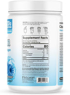 Fit & Lean Clear Protein Powder with Whey Isolate Protein and Collagen, Grass Fed, Muscle Recovery, Skin, Joints, GLP-1 Support, 0g Sugar, Blue Raspberry, 20 Servings