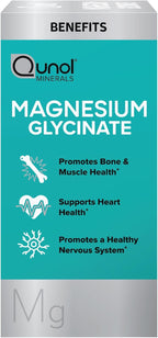 Qunol Magnesium Glycinate 300mg, 100% Glycinate Chelated Magnesium Supplement, 150ct Tablets