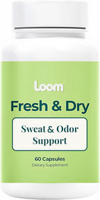Body Odor & Sweat Support Supplement – Sage Extract & Chlorophyll – Natural Internal Deodorant & Perspiration Aid (60 Vegan Capsules)