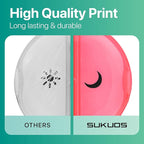 Sukuos Weekly Pill Organizer 7 Day 2 Times a Day, Large Daily Pill Box Easy to Open, AM PM Pill Case for Medicine/Vitamin/Fish Oil/Supplements (Purple)