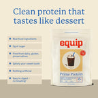 Equip Foods Prime Protein Powder | Clean, Grass Fed Beef Protein Powder | Carnivore Protein Isolate | Paleo, Keto Friendly, Gluten & Dairy Free | Helps Build & Repair Tissue | 30 Servings, Iced Coffee