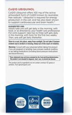 Nordic Naturals Nordic CoQ10 Ubiquinol - 60 Mini Soft Gels - 100 mg Coenzyme Q10 (CoQ10) Ubiquinol - Heart & Brain Health, Cellular Energy Production, Antioxidant Support - Non-GMO - 60 Servings