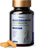 Glucosamine Chondroitin Supplement Advanced Joint & Cartilage Formula, Supports Healthy Joints, Mobility & Cartilage, with MSM, Curcumin 95%, Sodium Hyaluronate, Calcium, Bone, Collagen, Vitamin K2