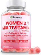 Womens Multivitamin Gummies with Biotin, Collagen, Calcium, Magnesium, Inositol, Folate, Iron, Vitamin A, C, D, E - Multi Vitamins & Minerals - Multivitamin for Women Supplement