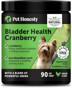 Bladder Health Cranberry Supplement for Dogs – Kidney Support for Dogs, Cranberry & D-Mannose for Dog Urinary Tract Health, Dog Urine & Bladder Support (Chicken)