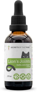 Lion's Joints | Natural Herbal Dietary Supplement for Cats | Healthy Joints Support in Cats | Alcohol-Free Extract, Calendula, Dandelion Root, Chamomile, Lavender, Fennel 2 oz