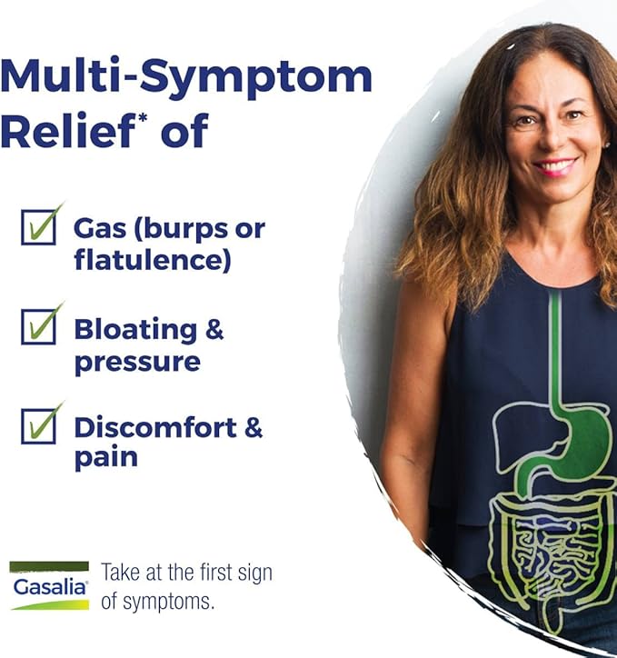 Boiron Gasalia On The Go Travel Essential for Relief from Gas Pressure, Abdominal Pain, Bloating, and Discomfort - 2 Count (160 Pellets)