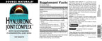Source Naturals Hyaluronic Joint Complex with Glucosamine, Chondroitin & MSM Extra Strength - 120 Tablets