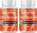 Santo Remedio Articulaciones Joint Health Support Supplement, Promotes Joint Comfort, Mobility & Function, Clinically Proven TamaFlex™ Formula, 60 Capsules per Jar (30 Servings), Pack of 2