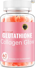 Glutathione Collagen Glow Gummies for Women, Glutathione Collagen Glow Gummies for Dark Spot, 60/120Pcs Korean Organic Glow Beauty Collagen for Skin Care(2)