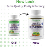 Paradise Herbs Earth's Blend Once Daily Multivitamin, No Iron, 48 Organic Superfoods, Probiotics, Antioxidants, Vitamins A, B12, C, D, K2, 30 Count