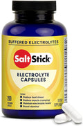 SaltStick Electrolyte Capsules with Vitamin D - 200 Electrolyte Pills for Running, Endurance Sports Nutrition, Salt for Dehydration - No Sugar, Gluten Free Hydration Tablets