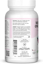 Maxi Health Prenatal Vitamins for Women – One Daily Prenatal Vitamins with Iron, Folate, Choline, Vitamin D3, and Essential Nutrients – High Absorption prenatals Supplement – 60 Day Supply