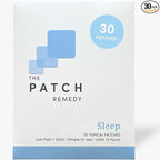 The Patch Remedy Sleep | Valerian, Passionflower, Hops, Magnesium Glycinate | 30 Patches