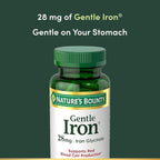 Nature's Bounty Gentle Iron 28 mg 90 Capsules