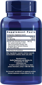Life Extension Super Bio-Curcumin Turmeric Extract – Highly-Absorbable Curcumin for Whole-Body Health Support – Gluten-Free, Non-GMO, Vegetarian – 60 Vegetarian Capsules (Pack of 2)