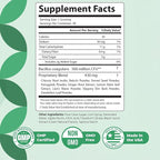 Sequente GutCore – Daily Probiotic & Botanical Gummy with Bacillus Coagulans, Chicory Root, Ginger, Lion’s Mane & Herbal Blend – Non-GMO, Stimulant-Free Formula –30 Gummies, 1 Month Supply