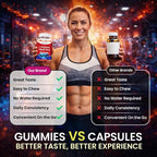 VAITE L Arginine Supplement Beet Root Gummies - Double Strength, Energy Boost, Circulation Support and Stamina, Organic Chewable Beets Supplements for Men and Women, Vegan Gummy, Non-GMO, Sugar-Free