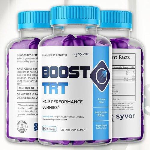 (2 Pack) Boost TRT Gummies, Official BoostTRT Gummys with All Natural Ingredients, Advanced Health & Wellness Support Formula with Max Strength Premium Active Lifestyle Vitamins (120 Gummies)