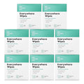 Her Fantasy Box | Everywhere Wipes – 100% Organic Cotton, Gentle & Refreshing, pH-Balanced, Fragrance-Free, Plant-Powered for Body, Face & Intimate Areas, Ideal for Sensitive Skin - 8 Pack, 120 Wipes