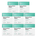 Her Fantasy Box | Everywhere Wipes – 100% Organic Cotton, Gentle & Refreshing, pH-Balanced, Fragrance-Free, Plant-Powered for Body, Face & Intimate Areas, Ideal for Sensitive Skin - 8 Pack, 120 Wipes
